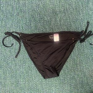 NEW LOFT Beach Black Side Tie Bikini Bottom